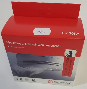 EI 650 C Rauchwarnmelder funkvernetzbar, duch App auslesbar