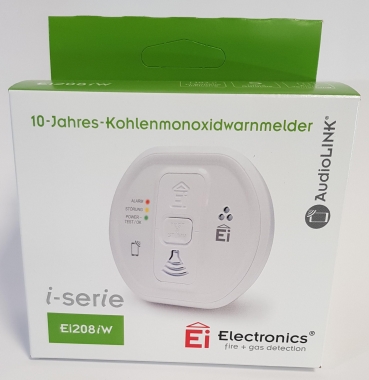 EI208IW Kohlenmonoxid-Melder ohne Display, auslesbar durch App