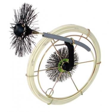 Einhand-Haspel Meterangabe 20m GFK-Stange Ø 7,5mm