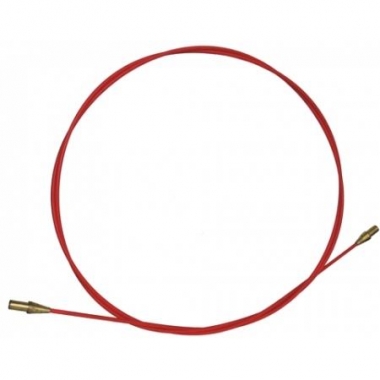 GFK-Stange Ø 7,5 mm 15 m rot  Schutzschlauch für