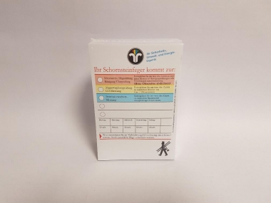 Ansagezettel mit Streifengummierung Din A6 geblockt zu 100 Blatt - 5 Blöcke Ohne Terminvorschlag