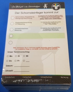 "Ansagezettel ""zum Glück gibts..."" DinA 6 mit Haftkleber 5 Block"