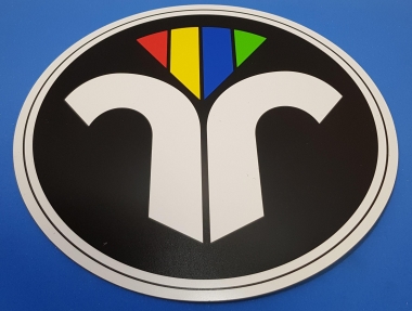 ZIV Emblem, Magnetfolie, 30 cm