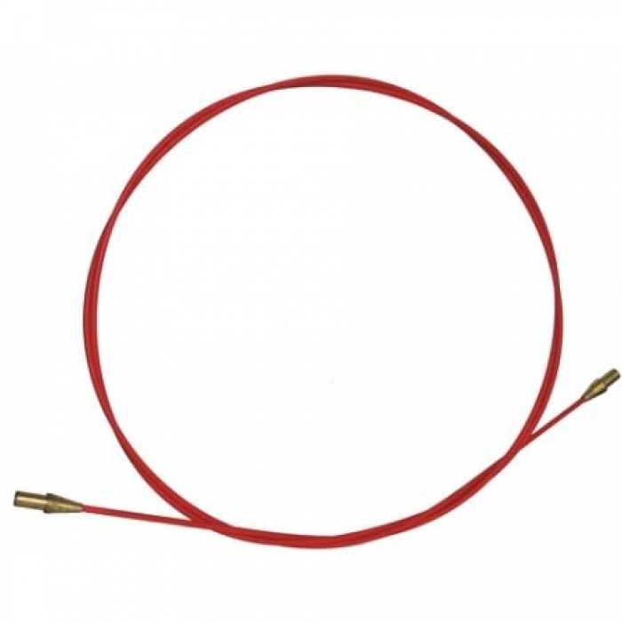 GFK-Stange Ø 7,5 mm 15 m rot  Schutzschlauch für