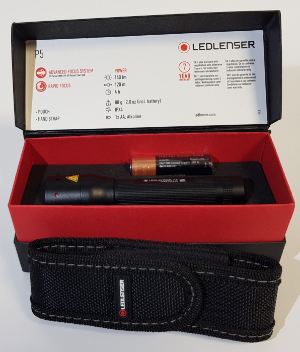 Ledlenser P5 mit Geschenkbox