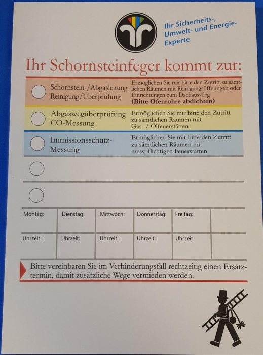 Anmeldezettel ohne Haftleim DinA5 groß
